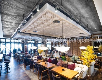 Tavan kaplamalarında beton panelleri tamamlayıcı unsur olmasının yanı sıra modernize edilmiş projelerin vazgeçilmezidir.