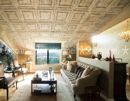 Dekoratif karo duvar panelleri her türlü tavan duvar yüzeyleri için kullanışlıdır.