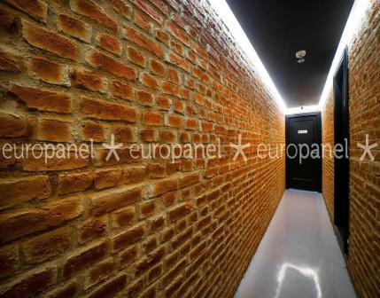 Klasik tuğla görünümlü hazır plaka duvar panelleri tuğla duvar paneli - 554