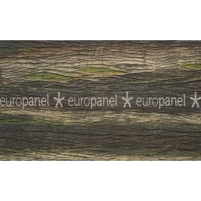 Ahşap duvar panelinde kabuk dokulu yüzey ve kalite detayı
