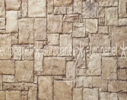 Asimetrik Doğal Taş Formlu Duvar Paneli – Country Rubble - - MARRON
