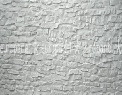 Rustik Örgü Taş Duvar Paneli – Gaja Rock Serisi - OFFWHITE