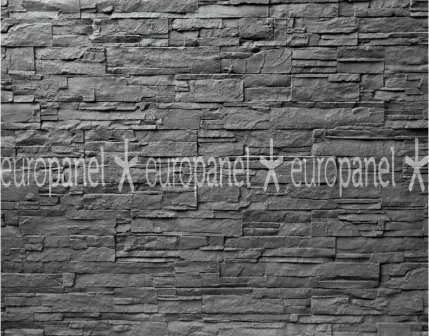 Urban Slate – Kademeli Yüzeyli Taş Duvar Panelleri - BLACK