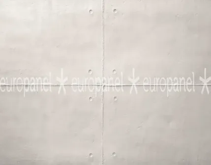 Concrete Plus Açık Tonlu Tij Delikli Beton Duvar Paneli - OFFWHITE