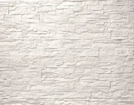 Urban Slate – Kademeli Yüzeyli Taş Duvar Panelleri - OFFWHITE
