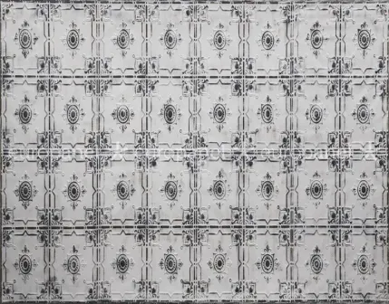 İnce Motifli Dekoratif Karo Duvar Paneli – Arietta – GRAY OFFWHITE