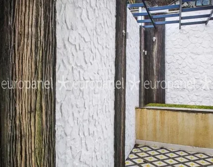 Ahşap Detaylı Taş Dış Cephe Paneli ile Doğal ve Modern Cephe Tasarımı