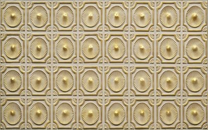 Renkli motif kombinasyonu Karo duvar panelleri