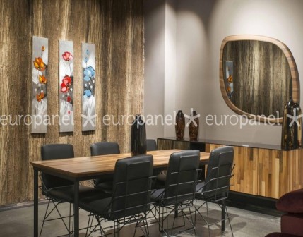 Dekoratif ahşap kaplamaları, şehir hayatından kaçışı sembolikte olsa sağlar çevre dostu olup her beğeniye göre uygulanabilir..