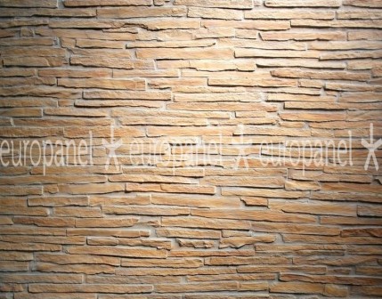 Europanel taş panelleri, renk kombinasyonları ile tavan kaplamalarında ahşap görünümü yansıtır. Cabrera - COBRE