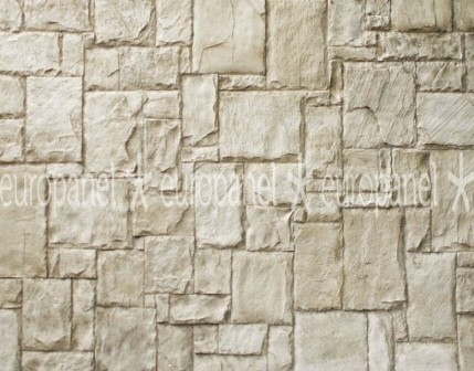 3D duvar paneli taş formu ve özel dokusu aydınlatma ile tasarım görünümüne dönüşür. Country Rubble - GINGER