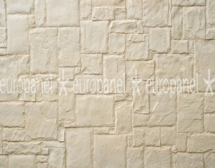 Taş paneller, su tutmayan yüzeyi ve hafif yapısı ile tavan kaplamalarının tamamlayıcısıdır. Country Rubble - SANDY