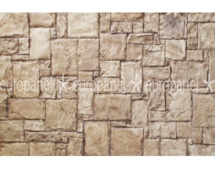 Taş Görünümlü Fiber Panel – Dış Cephe Uygulamaları için. Country Rubble - MARRON