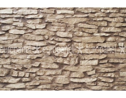 Hafif ve Dayanıklı 3D Taş Desenli Dış Cephe Paneli – Gaja Rock - MARRON