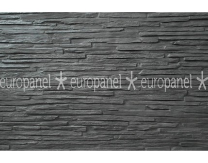 Modern Katmanlı Doğal Tonlu Taş Duvar Paneli – Cabrera - BLACK