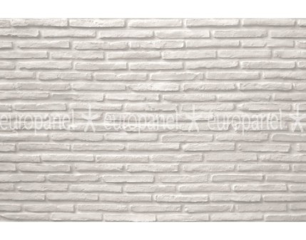 Geleneksel tuğla dokulu dekoratif duvar kaplama paneli - Old brick - OFFWHITE