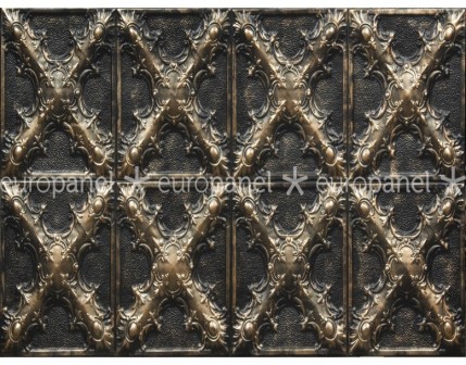 Tavanlarda barok üslubu ile çarpıcı bir etki uyandıran tavan karo paneli renkli ve gösterişlidir. MAGNOLIA - COPPERBLACK