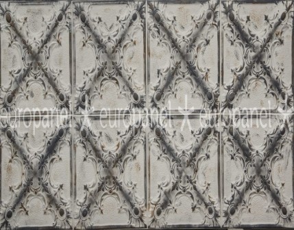 Tavanlarda barok üslubu ile çarpıcı bir etki uyandıran tavan karo paneli renkli ve gösterişlidir. MAGNOLIA - GRAYOFFWHITE