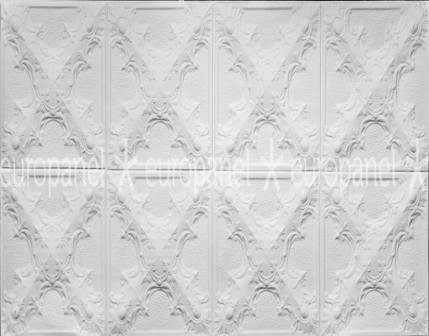 Karo paneller, dekoratif özelliğinin yanında her mekanda dikkat çeken rokoko akımının modern dünyada kullanımı. MAGNOLIA - OFFWHITE