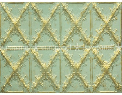 Karo paneller, dekoratif özelliğinin yanında her mekanda dikkat çeken rokoko akımının modern dünyada kullanımı. MAGNOLIA - GOLDGREEN