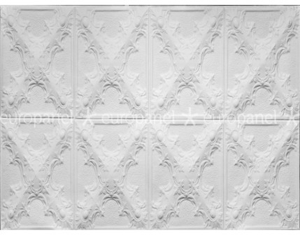 Karo paneller, kesin hatlı farklı formların kaynaşarak sıradan görünümlü tavanlardaki dekoratif hareketliliktir. MAGNOLIA - OFFWHITE