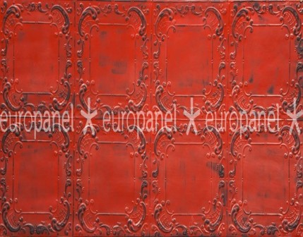 Dekoratif panel kaplama modelleri matematiksel pek çok şeklin bir araya gelmesi ile oluşan renkliliğin tavan kaplama tarzı. VIOLA - BLACKCARMINE