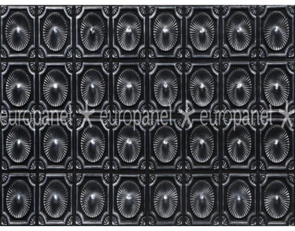 Muafiyet, irade ve huzurun rengi mavinin karo panel modeli ile tavan kaplamasında oluşturduğu ihtişam. VERMONT - BLACKOCHRE