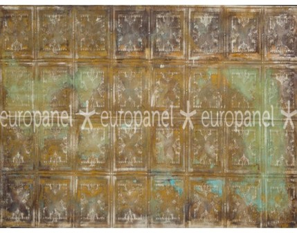 Karo duvar panelleri zarif dizaynı, beyaz rengi ve bronz efektiyle tavan duvar kaplamalarının en özel panel modelidir. GIGLIO - OXIDO