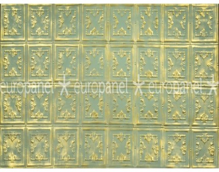 Karo panel, yıllar öncesi işleme ustasının elinden çıkmış kadar doğal ve zarif desene sahiptir. GIGLIO - GOLDGREEN