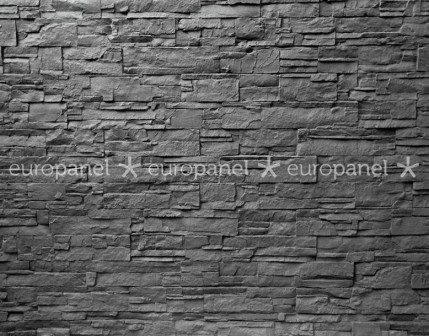 Cephe-tavan-duvar dekoratif kaplama yapı malzemeleri-Urban Slate Black taş görünümlü duvar paneli