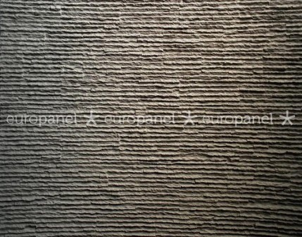 Yapı duvar-cephe-tavan dekoratif kaplama malzemeleri-Serrate Darkgray taş görünümlü duvar paneli