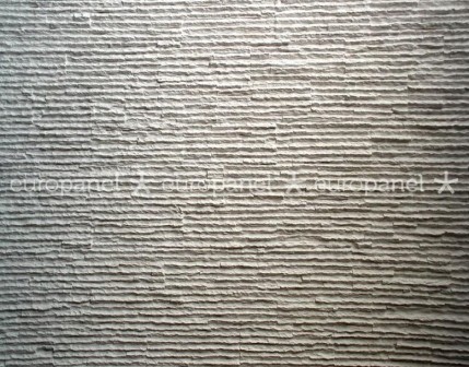 Yapı duvar-cephe-tavan dekoratif kaplama malzemeleri-Serrate Offwhite taş görünümlü duvar paneli