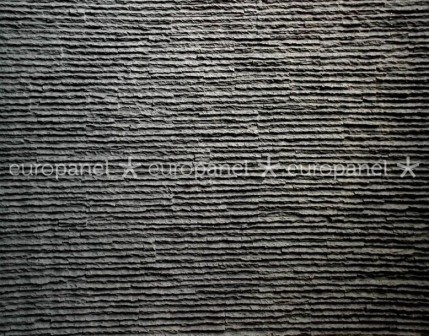 Yapı duvar-cephe-tavan dekoratif kaplama malzemeleri-Serrate Anthracite taş görünümlü duvar paneli