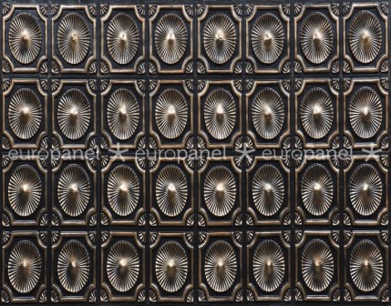 Dekoratif yapı kaplama -duvar-tavan karoları Vermont Blackochre