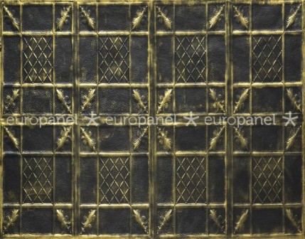 Dekoratif yapı kaplama - Europanel duvar-tavan karoları Primula Goldblack