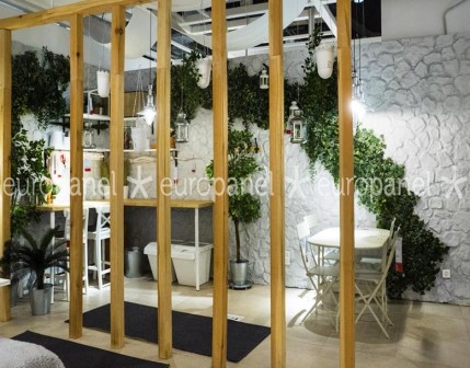 Baroque Offwhite duvar panelleri, dayanıklılığı ve sürdürebilir bir malzeme olmasından dolayı alternatif duvar malzemesidir.